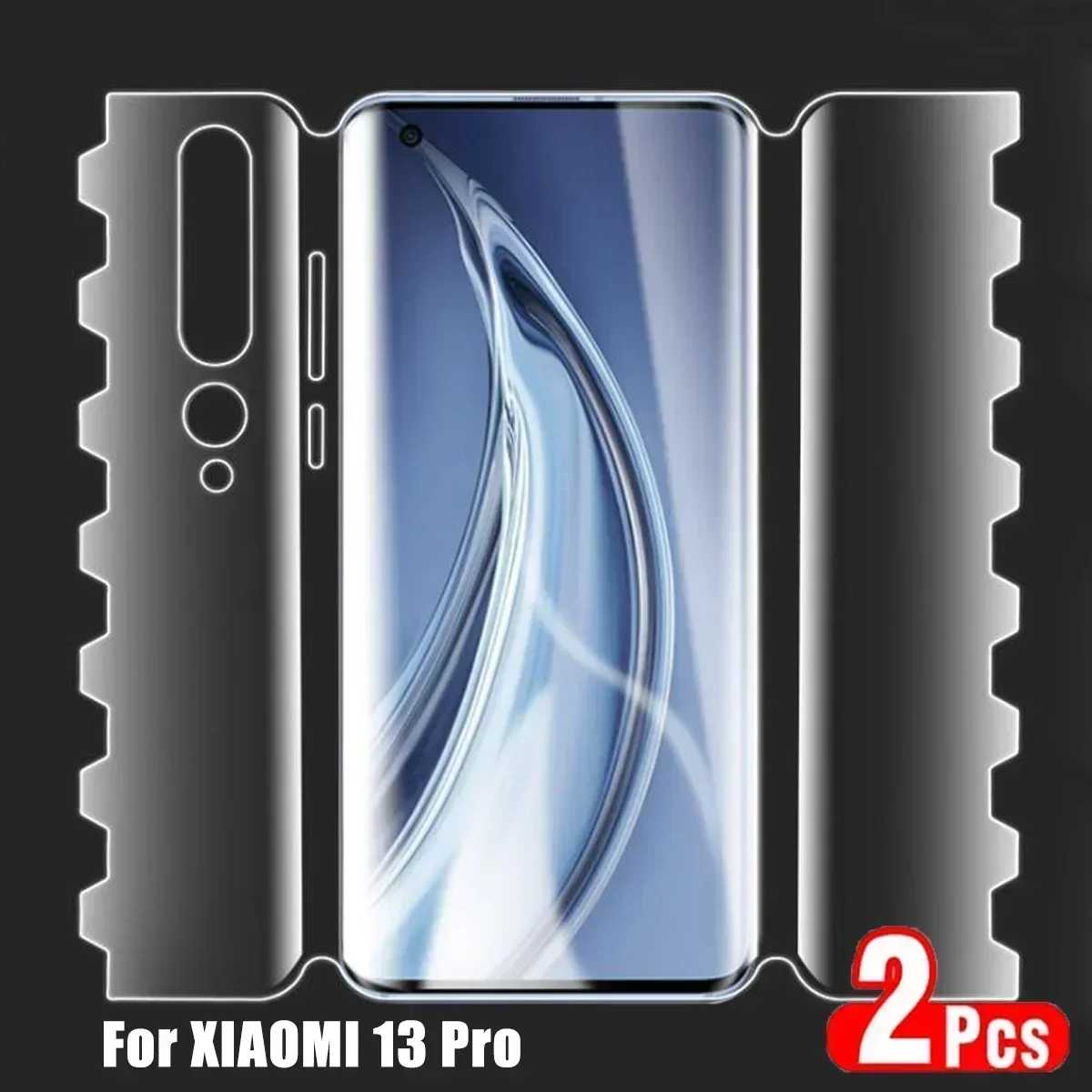 Film Hydrogel Papillon pour Xiaomi Mi 11 10 12S 13 14 Pro 11 Lite 5G, Protecteur d'Écran à Couverture Complète pour Redmi K60 K50 Pro, 2 Pièces