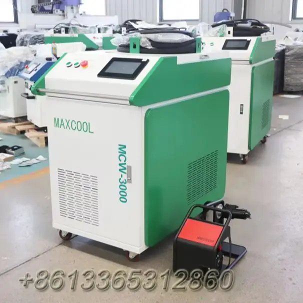 

Power Adjustable Maxcool Fiber Laser Weld Cut Clean 1.5kw 2kw 3kw 6kw for Heavily Oxidized Surfaces Fast Clean