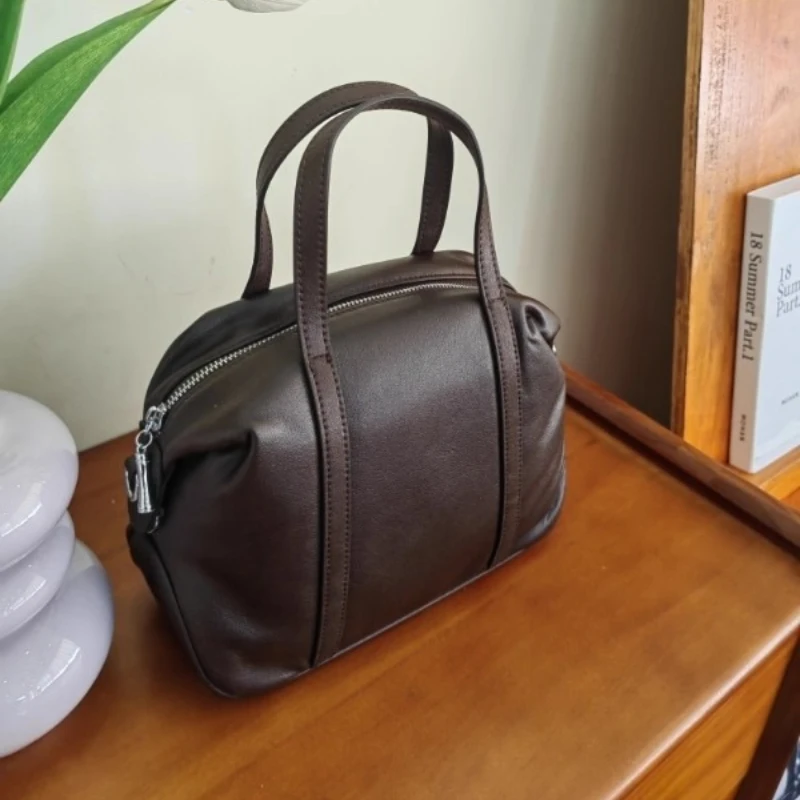 

2025 New! Women's Designer Top-Grain Leather Shoulder Bag | Convertible Crossbody Handbag Office To Dinner Elegance