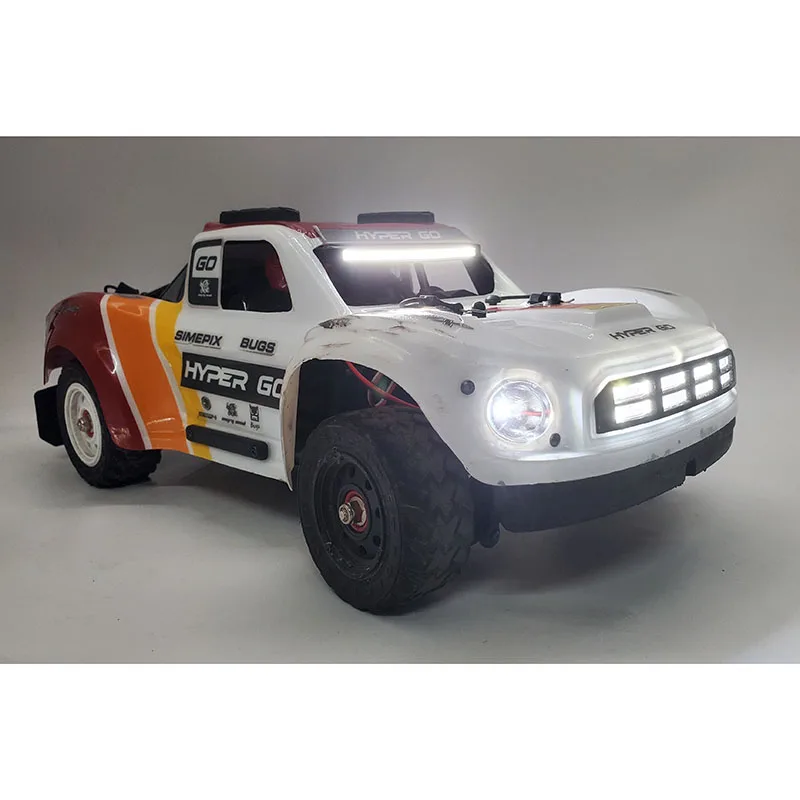 Faretti per fari di simulazione a LED per 1/14 HYPER GO RC MJXRC 14211 Telecomando per camion per percorsi brevi