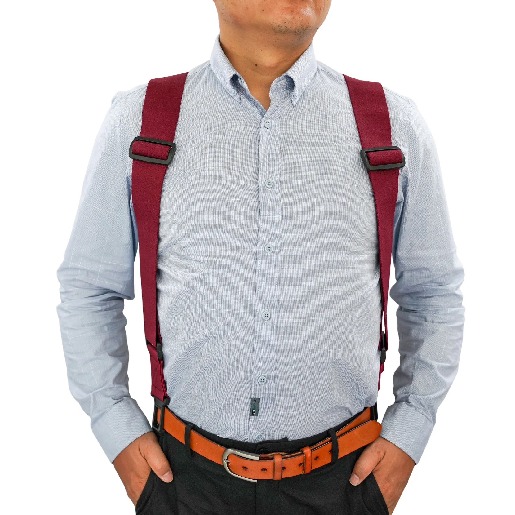 MELOTOUGH Outback Side Clip Trucker Suspenders/Perry Suspenders with 2 Inch Width Elastic