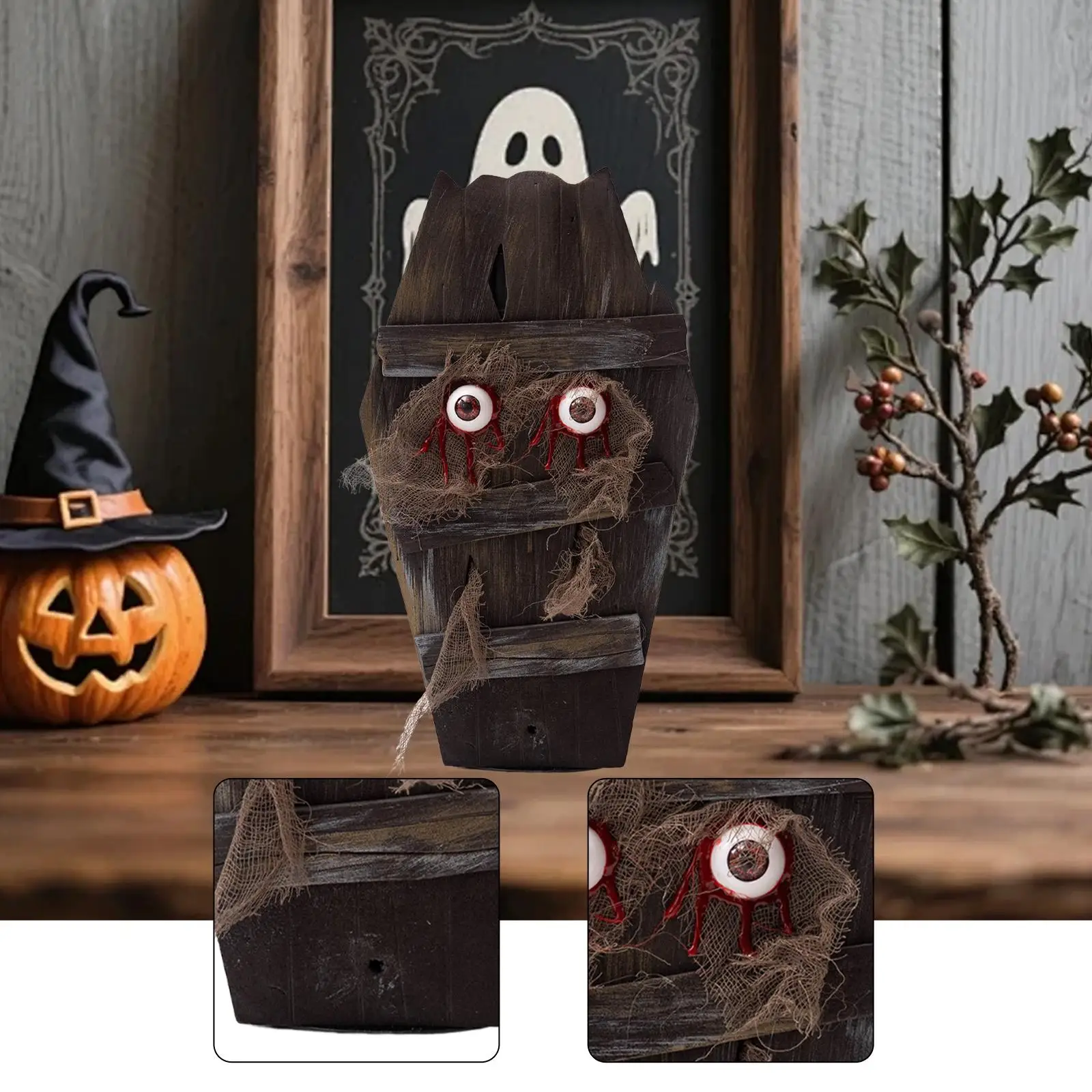 

Электронная игрушка на Хэллоуин, охлаждающая розыгрыш, реквизит, страшный жуткий орнамент, электрическая индукционная игрушка для вечеринки, домашний бар, декор комнаты для побега