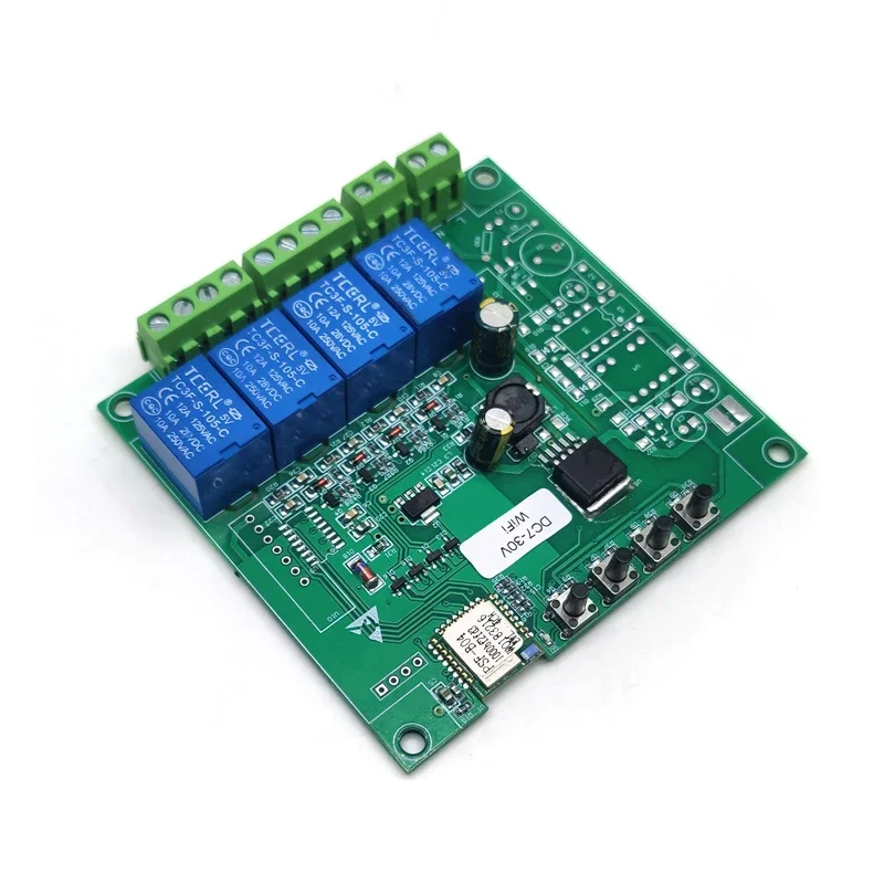 eWeLink 4 Channels WiFi Remote Relay Module DC7-30V Mobile App Controlled Smart Switch With Shell+433M