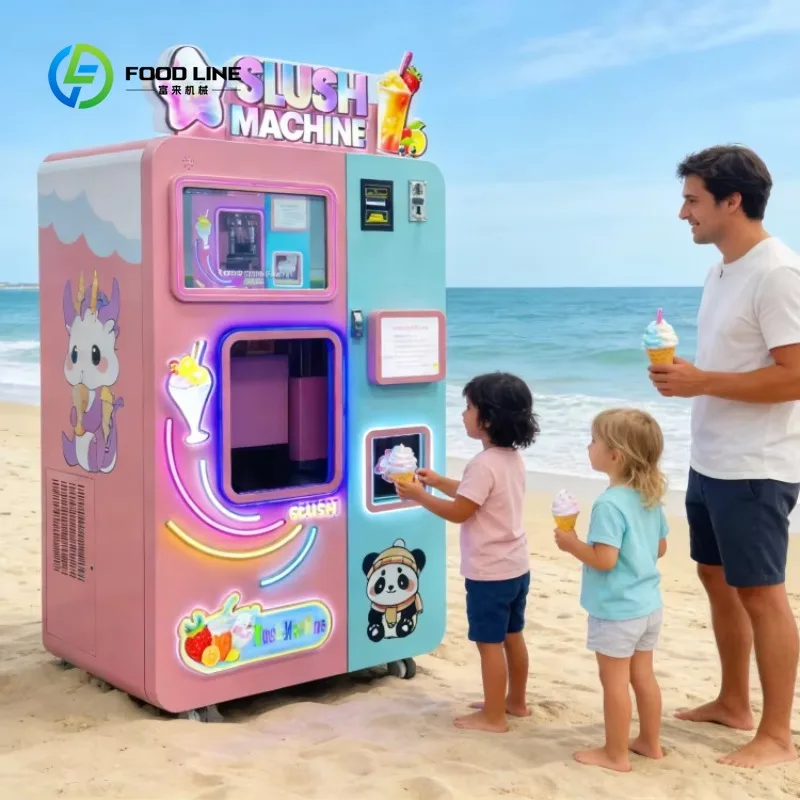 Customized Professional Commercial Slush Vending Machine Smoothie & Frozen Drink Slushie Machine with SDK Function Factory Price