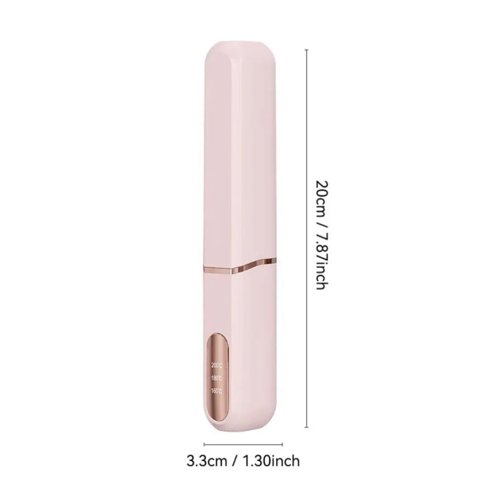New Wireless Hair Straightener with Lid Type-C Straight Hair Comb Rechargeable 3 Temp Settings Straightening Comb view 2