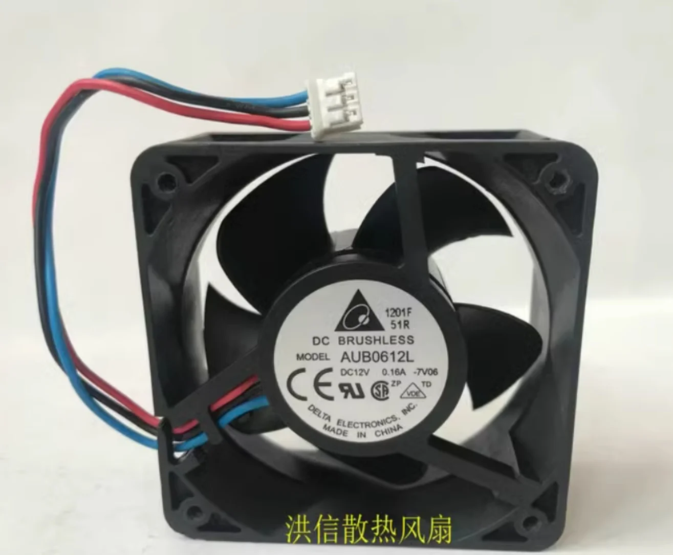 Wholesale: original delta  6025 AUB0612L DC12V 0.16A 6CM3 line mute cooling fan