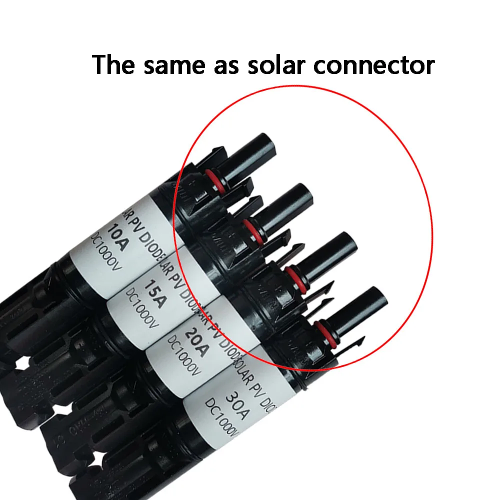 1/5/10/pcs 10A 15A 20A 30A Solar PV DC diode connection Blocking Diode to connect solar panels in parallel Solar diode connector