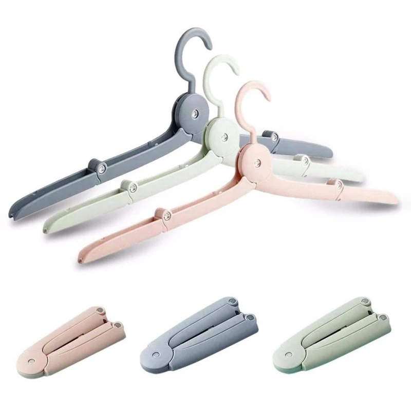 

Folding Clothes Hangers Travel Clothes Hanger Portable Folding Clothes Hangers and Save Space for Both Family and Travel Use