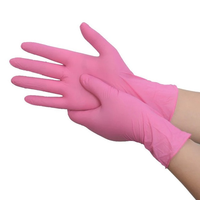 Latex Nitrile Disposable Black White Gloves Kitchen Protective Work  Hand Household Cleaning Products Garden Accessories 100 PCS