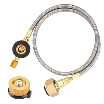 Açık Kamp gaz sobası Propan Dolum Adaptörü Silindir Dönüştürücü Dolum Tankı Çoğaltıcı Aksesuarları