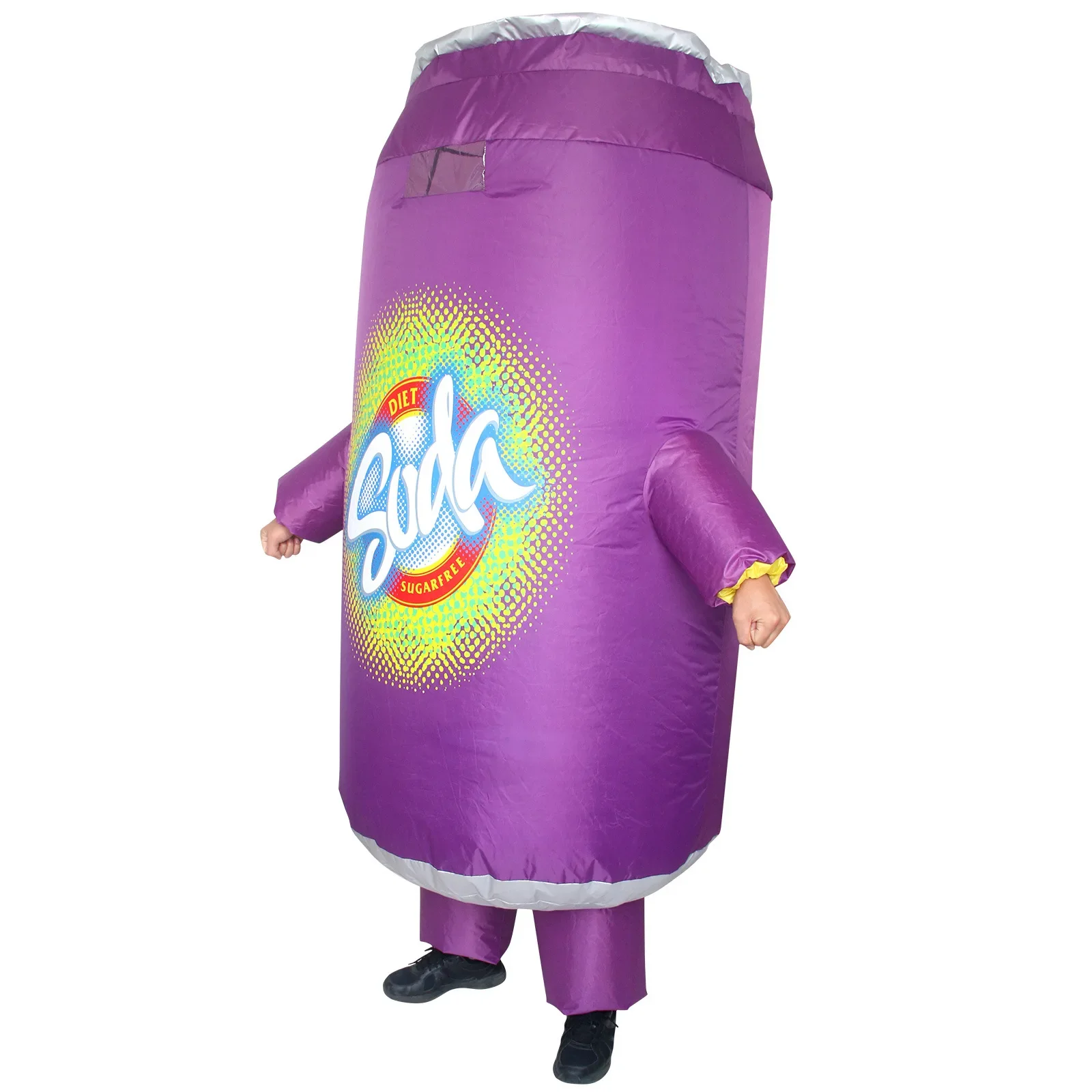 Beer Can Inflatable Costume for Adult Octoberfest Halloween Cosplay Mascot Air Blow Up Suit Funny Women Men Party Dress Clothes