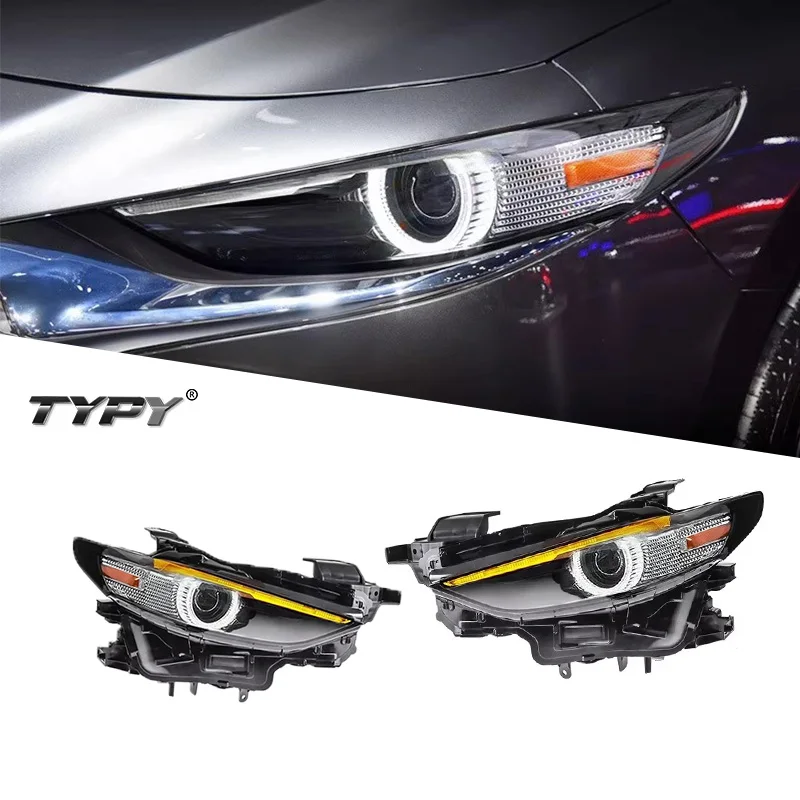 

Автомобильные фары для MAZDA CX30 2020-2021, модифицированные фары, светодиодные дневные ходовые огни