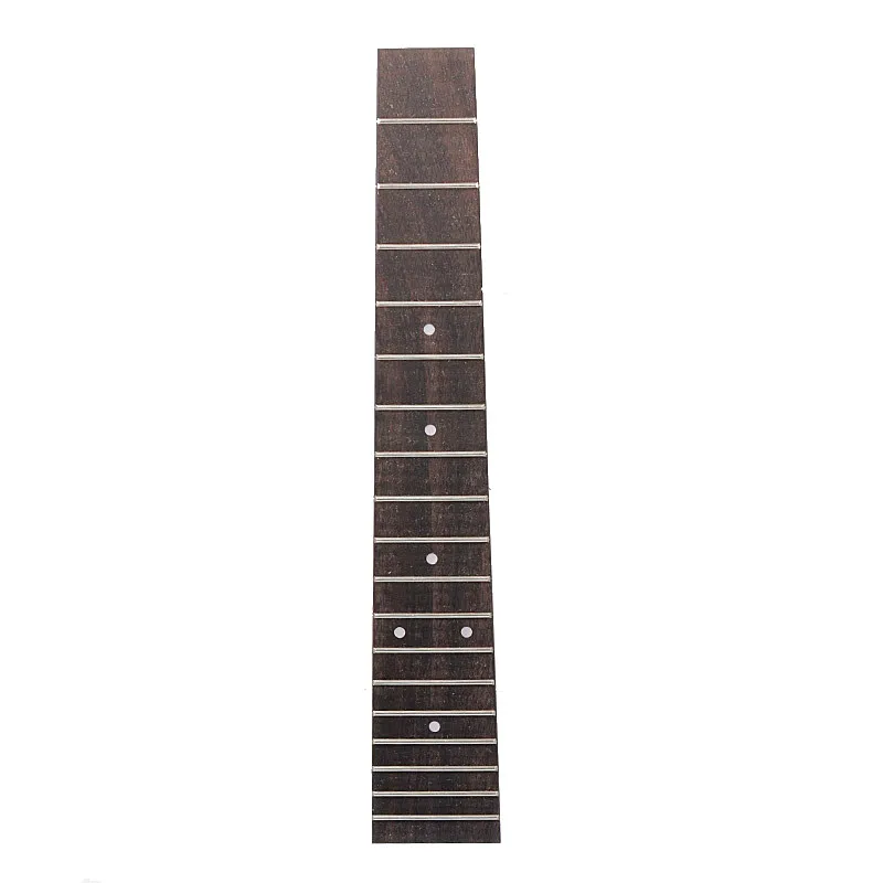 10Pcs Rosewood Ukulele Fingerboard for 26 Inch Tenor Ukulele with 4mm Dot 18 Fret Fretboard UK Parts