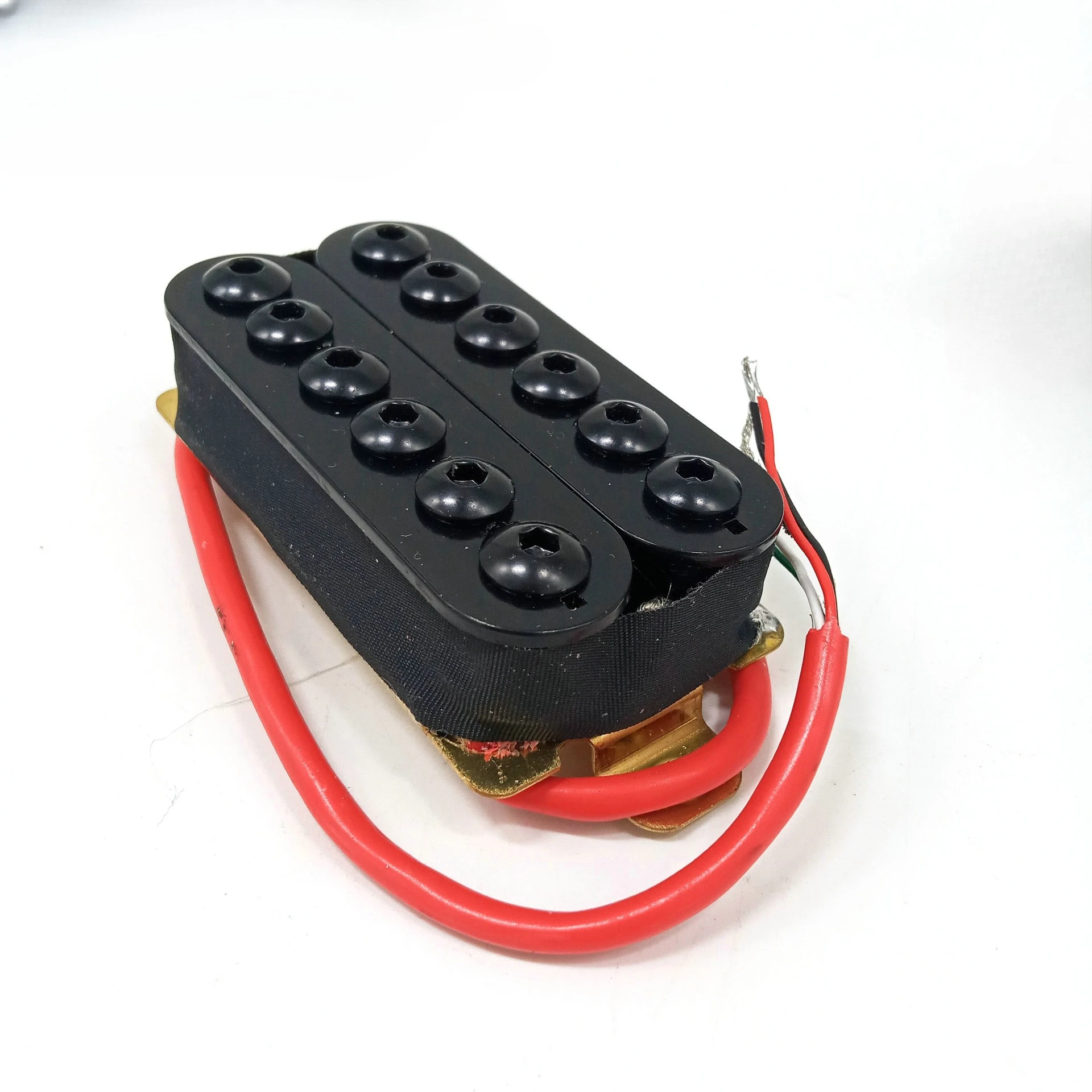 

Top Selling Four-core Humbucker Umbrella-head Hexagonal Pickup for S/T S/Q Electric Guitar N&B 50 52 Black