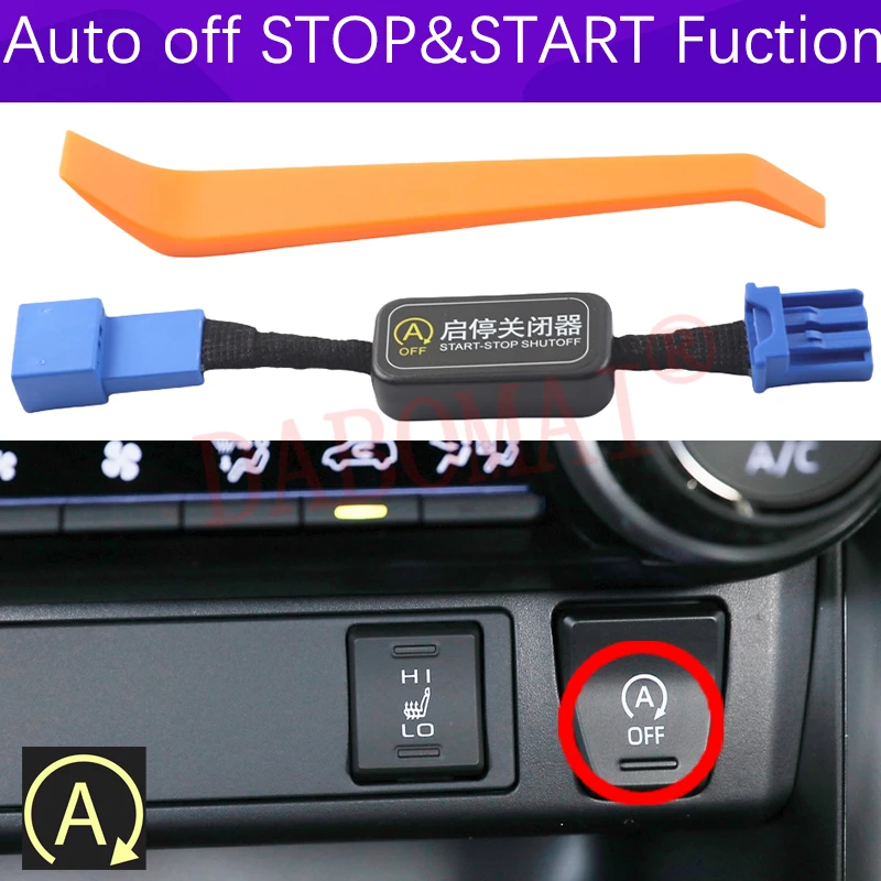 For Toyota RAV4 2019-2022 Automatic Start Stop Engine System Off Eliminator Control Sensor Plug Cable Stop Canceller