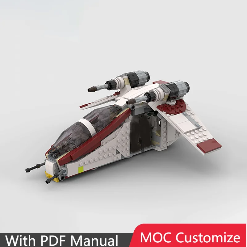 

Hot 355 PCS MOC Spaceship Aircraft Fighter Building Model Custom Puzzle Technology Creative Assembly Advanced Christmas Gifts