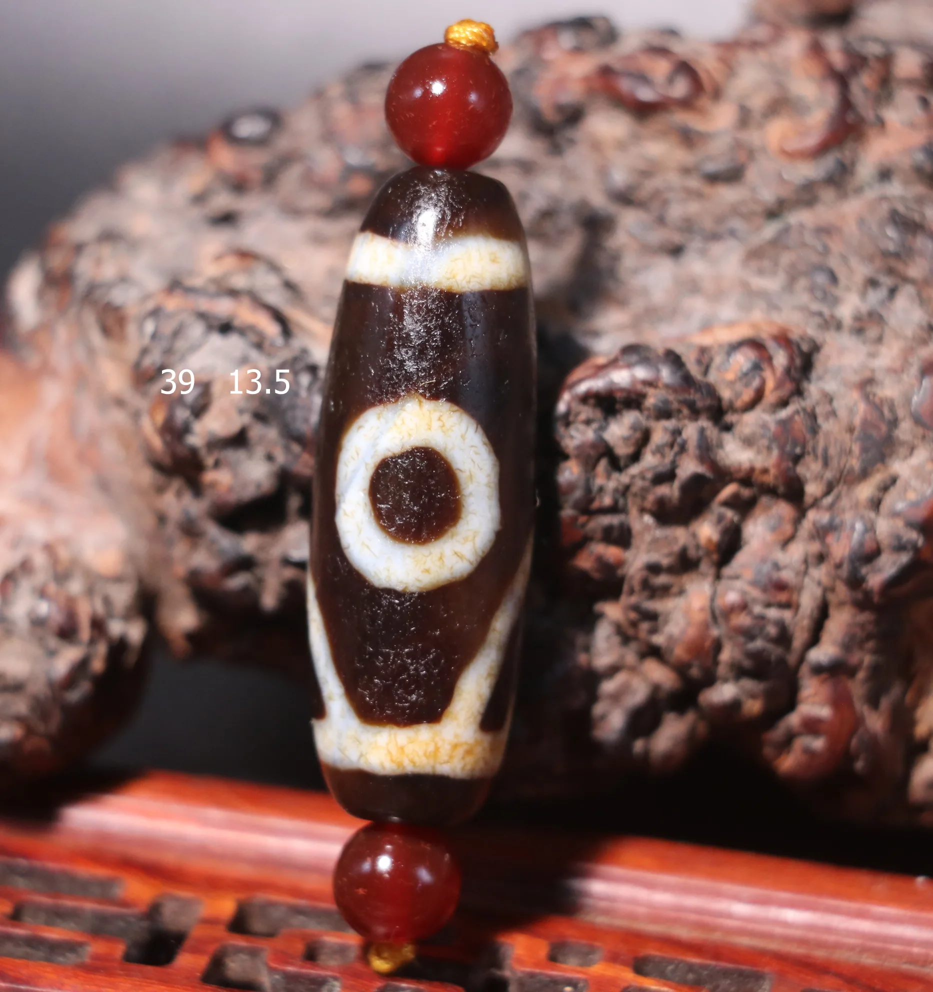 

Magic Power Energy Tibetan Old Agate One Eyed Mountain Peak dZi Bead Amulet Fit For Making Bracelet UPD211026A2 Timestown Sauces