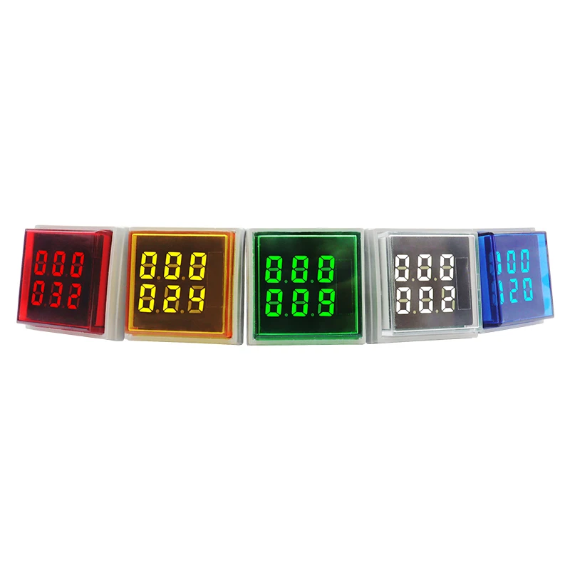 Digital Display 22mm LED Square Mini Counter Meter 0-999999 AC 220V 380V AD101-22CTS