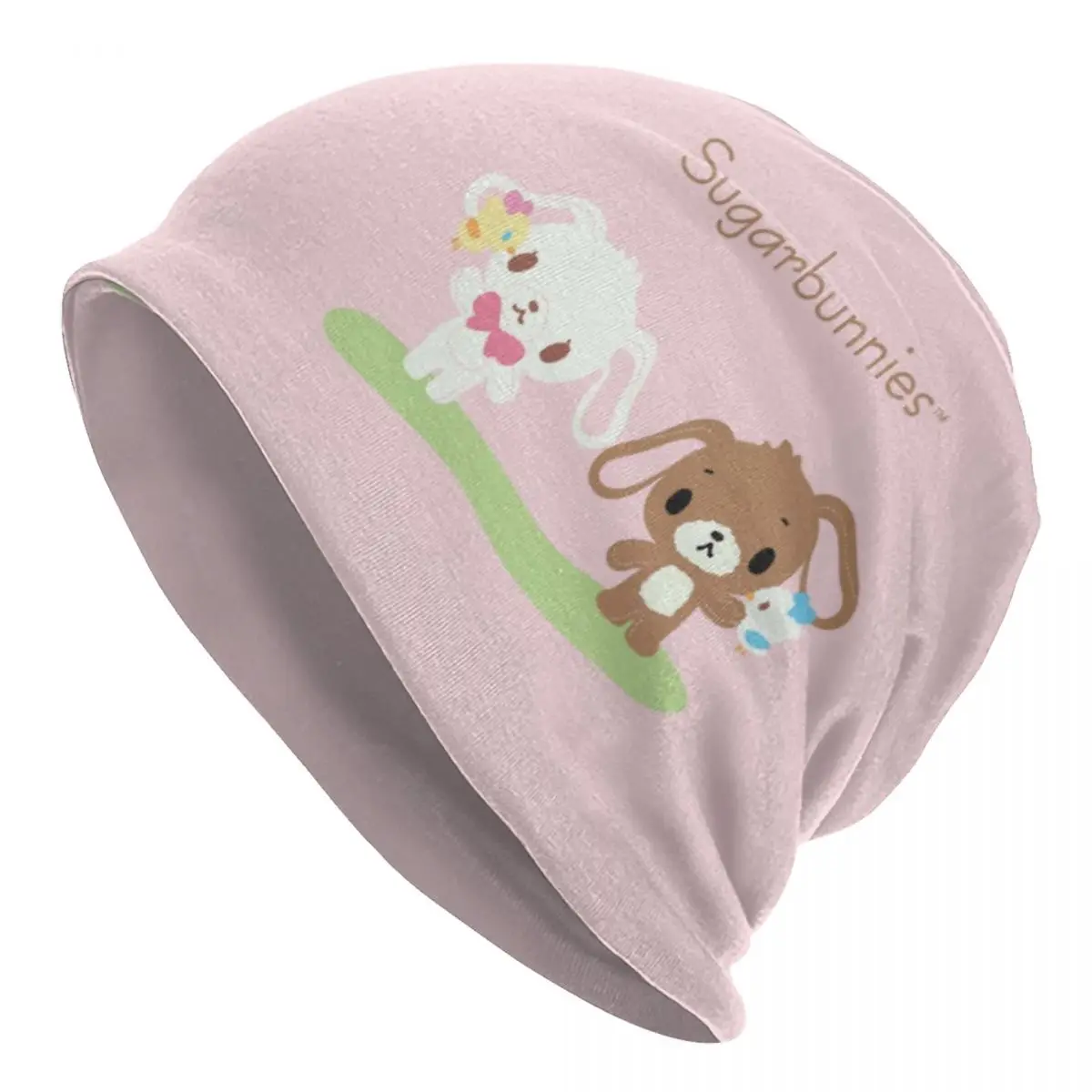 

Sugarbunnies Unisex Adult Beanies Caps Knitted Bonnet Hat Warm Fashion Autumn Winter Outdoor Skullies Hats