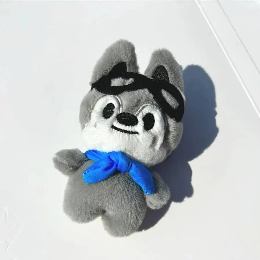 Verdwaalde kinderen knuffel SKZ schattige piloot grijze wolf wit konijn bruine beer pop sleutelhanger hanger pop