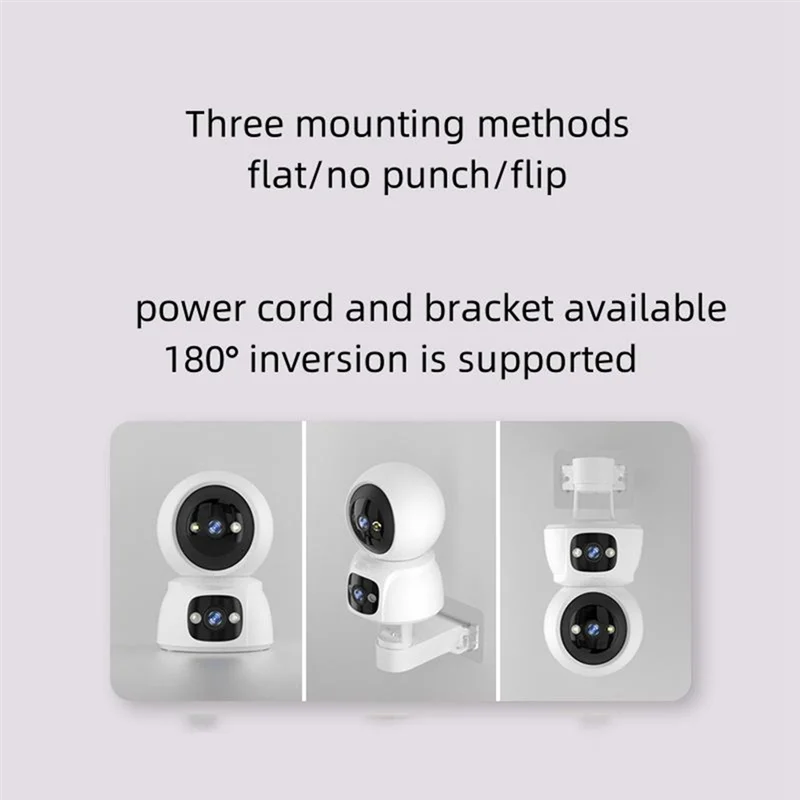 كاميرا T99C-IP 4MP UHD APP كامل اللون عدسة مزدوجة WIFI AI كشف الإنسان أمن الوطن CCTV الاتصال الداخلي مراقبة الطفل الولايات المتحدة التوصيل