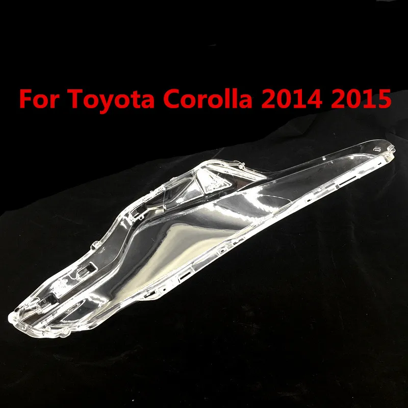 For Toyota Levin 2014 2015 Car Accessories Front Headlamp Transparent Lampshade Lamp Shell Headlight Lens Cover Plexiglass