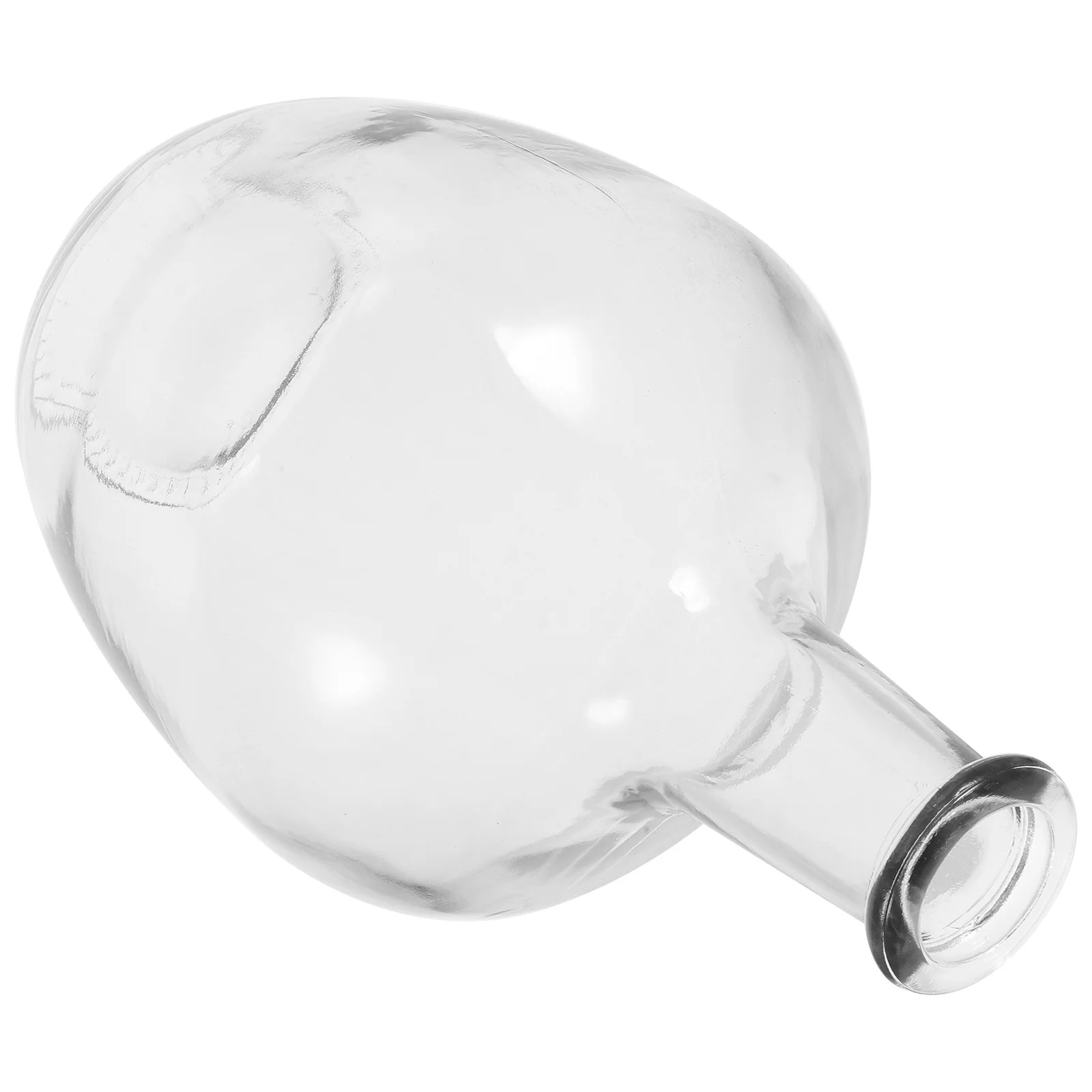 

Glass Vase Transparent Flower Planter Unique Design Tabletop Desktop Home Office Decoration Glass Vase