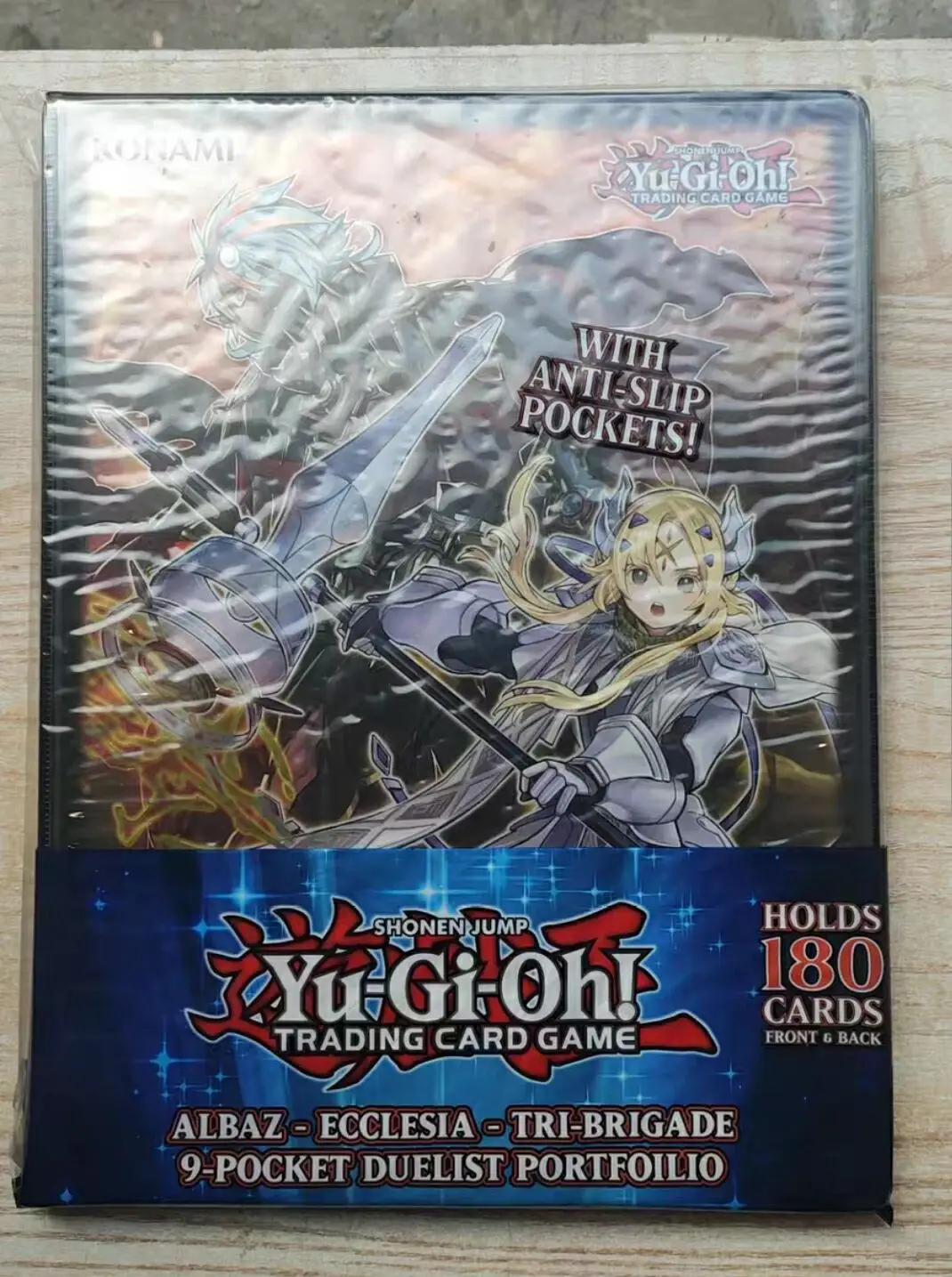 yugioh-konami-duel-monsters-albaz-ecclesia-collezione-ufficiale-raccoglitore-sigillato-a-9-tasche-per-duelisti