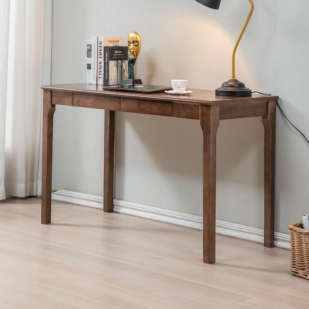 Solid Wood Desk, Ga…