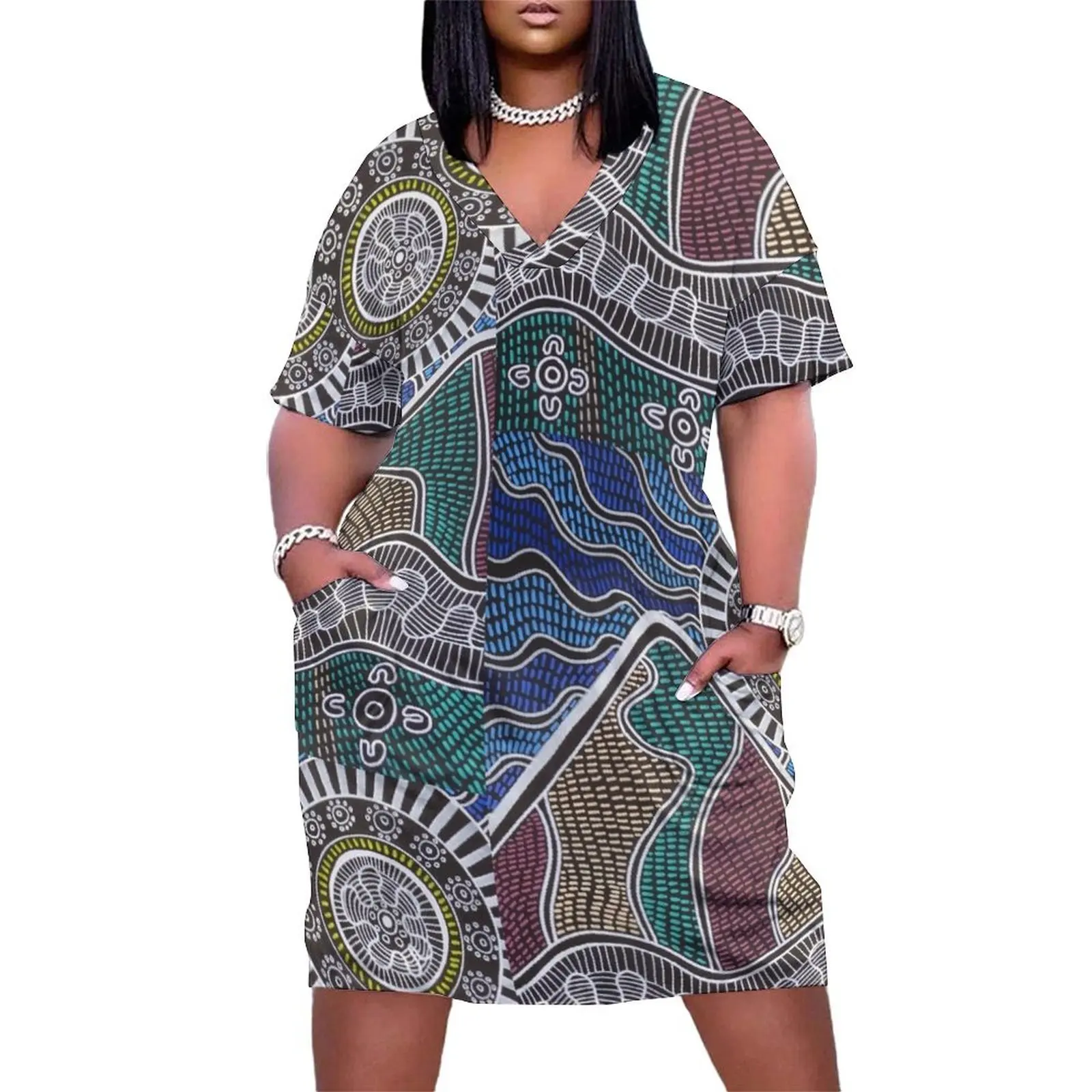 

Ngarigo Nulla Goongie Loose Pocket Dress sensual sexy dress for women women"s elegant loose dresses