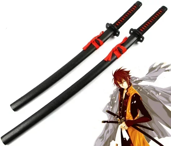 

Anime cosplay props 2D 100cm Show Hakuouki Okita Souji Prop Weapon Walking Sabre Katana Party Prop Collectibles