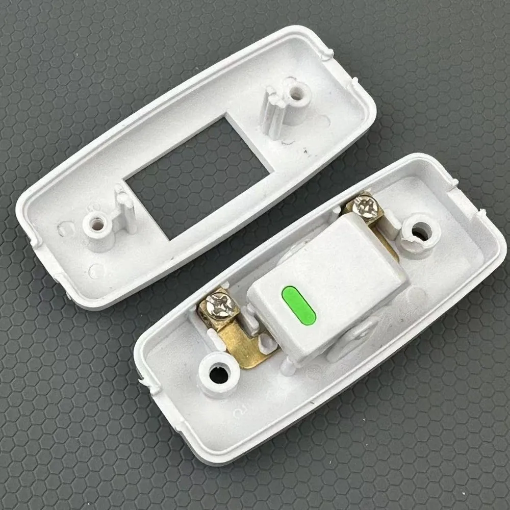 Home Light Switch Boat Shape Classic White Black Wires Cable Switches Desk Light Cord Inline ON/OFF Table Lamp Switches