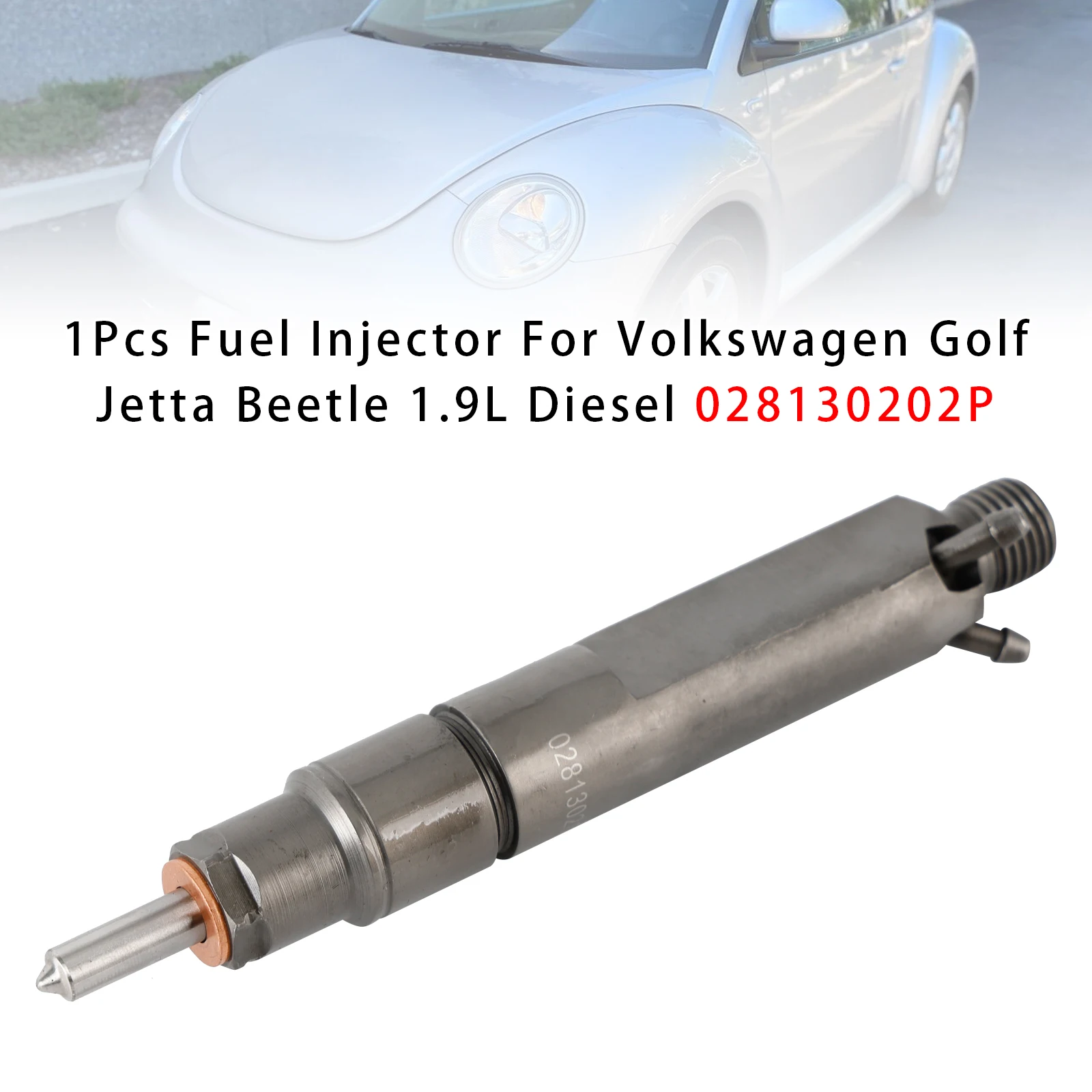 

Areyourshop 1Pc/4Pcs Fuel Injector for Volkswagen Golf Jetta Beetle 1.9L Diesel 028130202P
