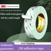 3M 50m PET Ultra-Strong Double Sided Adhesive 5-50mm Transparent Waterproof Adhesive Tape For Car Home Indoor Heat-resistant