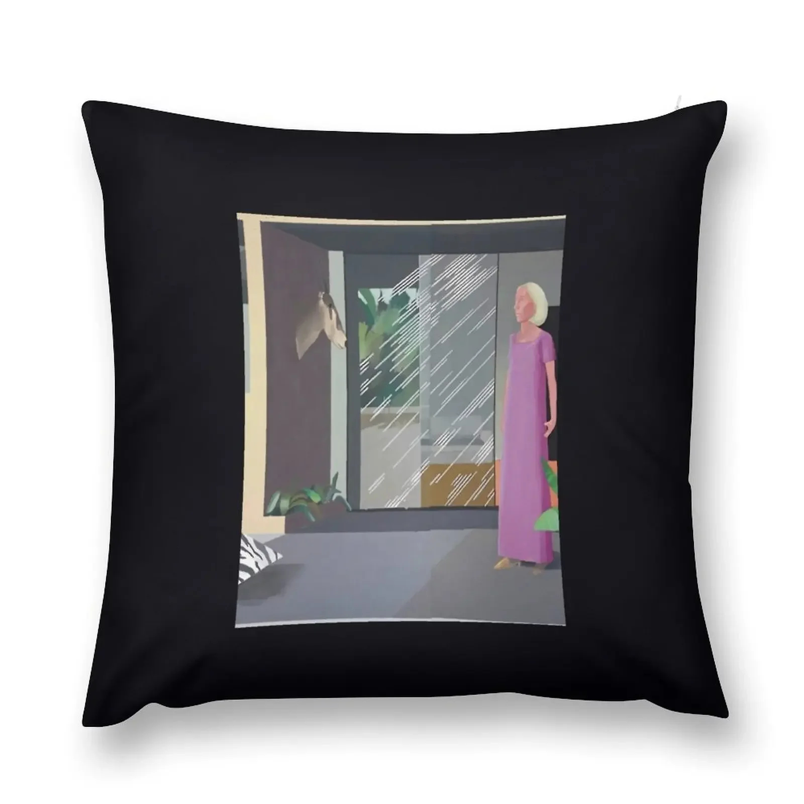 David Hockney Beverly Hills Housewife Throw Pillow Cushions For Sofa Decorative Cushions For Luxury Sofa pillow