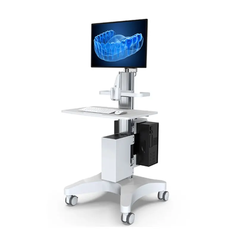 Medical den tal Mobile Intra-oral Scanner Cart with Battery