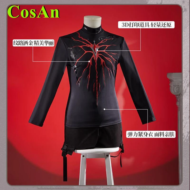

CosAn ame Love and Deepspace Sylus Straitjacket Coat Косплей Костюм Цинь Че Топы с высоким воротником Одежда для ролевых игр Hallowmas