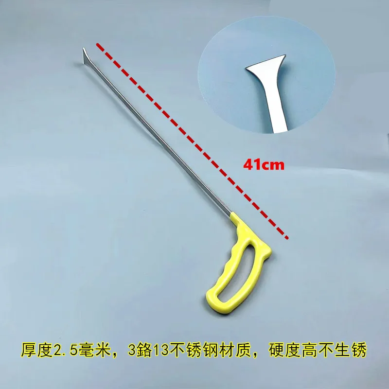 Car Paintless Dent Repair Tools Crowbar Bar Push Rod Hooks Automotive Hand Tool Silver Universal Fitment 21cm/31cm/41cm/51cm