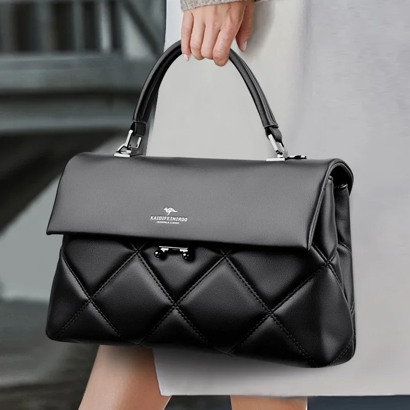 Women's Bag New Trend Korean Handbags Designer Luxury Brand Ladies Shoulder Bags Soft Leather Fashion Versatile Crossbody Bags