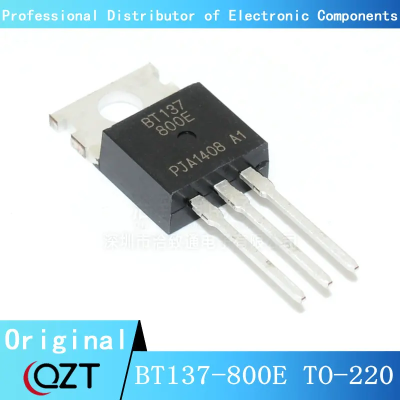 10 unids/lote BT137-800E a 220 BT137-800 137-800E 8A 800-220 V TO chip nuevo