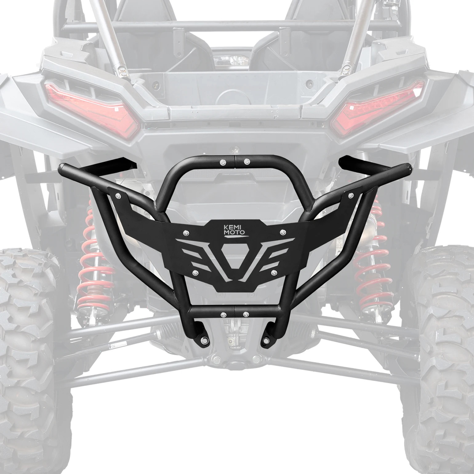 

KEMIMOTO #2884514 UTV 1.5 Inch Steel Black Rear Bumper Compatible with Polaris RZR XP 1000/ RZR XP 4 1000 2024 2025 2/4-Seat