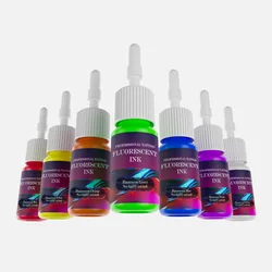 5ML Body Art Tattoo Ink Natural Plant Extract Pigment Body Painting Long Lasting No Color Loss Professional Tattoo Ink 8 Colors