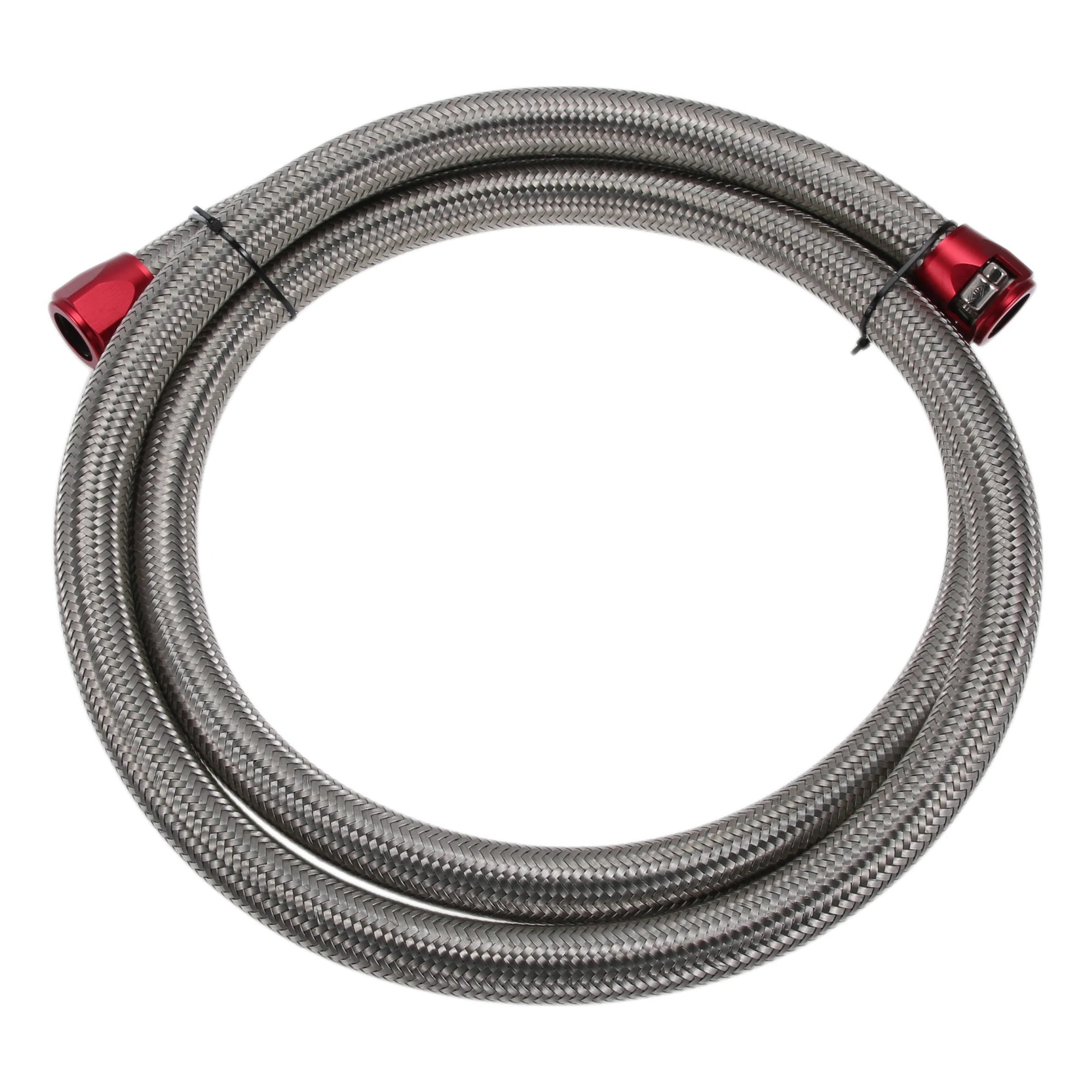 UXCELL AN-12 Fuel Line Kit 7.02ft Vacuum Hose Automotive Fuel Hose with Clamps