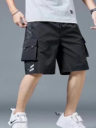 Cargo Shorts Men's fashion brand summer pants casual thin style outside wear loose straight tube sports men's big shorts cool