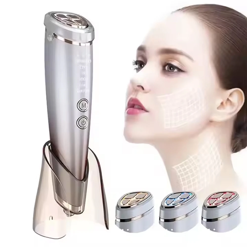 고주파 리프팅 기계 RF 미용 기기 얼굴 및 눈 리프팅 강화 얼굴 마사지 여성을위한 완벽한 선물