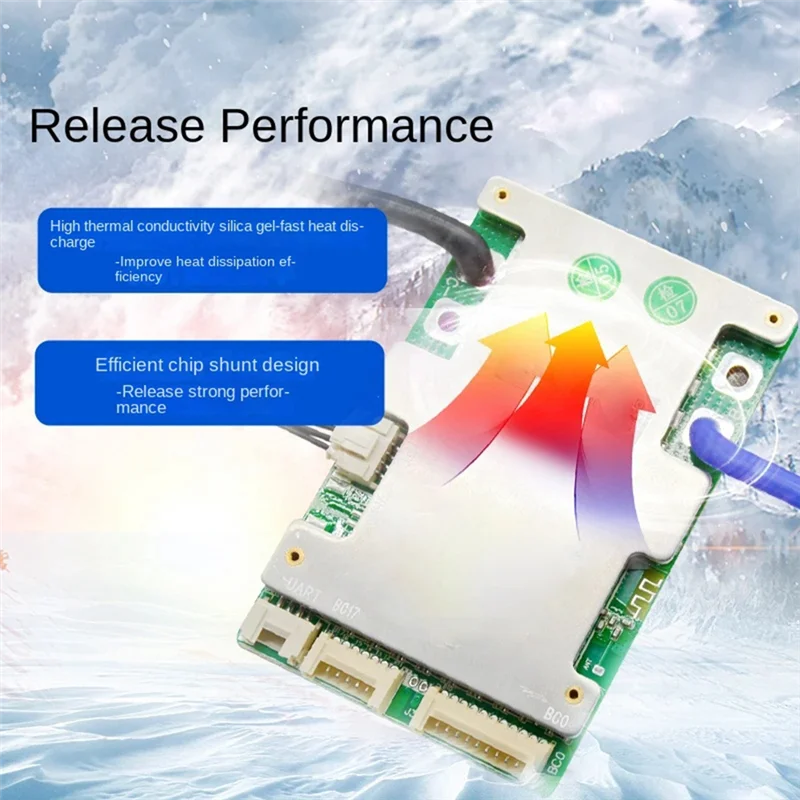 ABZZ-Built-In Bluetoothสมาร์ท 10-17 Seriesแบตเตอรี่ลิเธียมแบตเตอรี่ 40A Ternaryเดียวกันพอร์ตป้องกัน