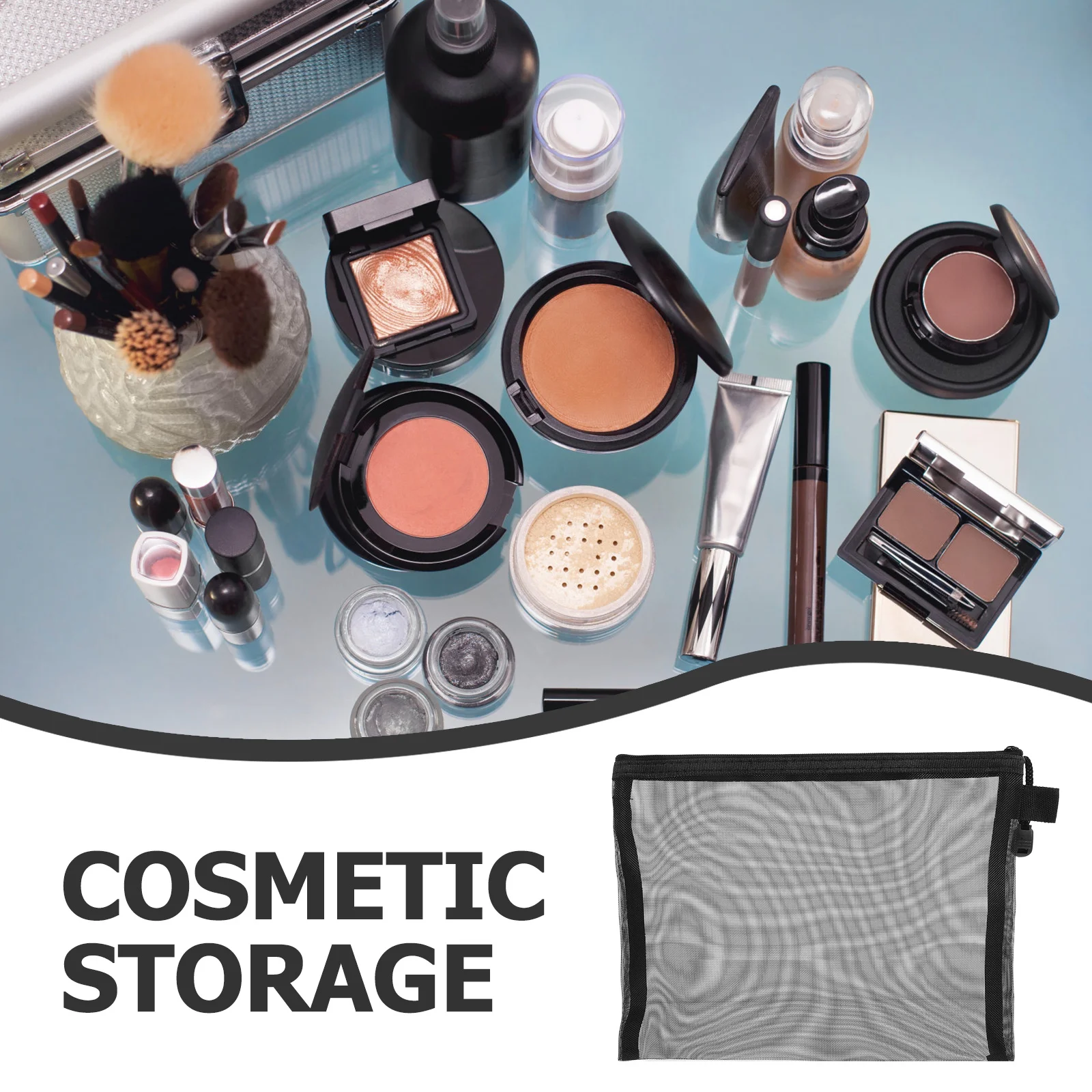 15Pcs Versatile Mesh Pouches Zipper Organizer Bags for Cosmetics Pencils Travel and Daily Use Bag Organizer Pouches