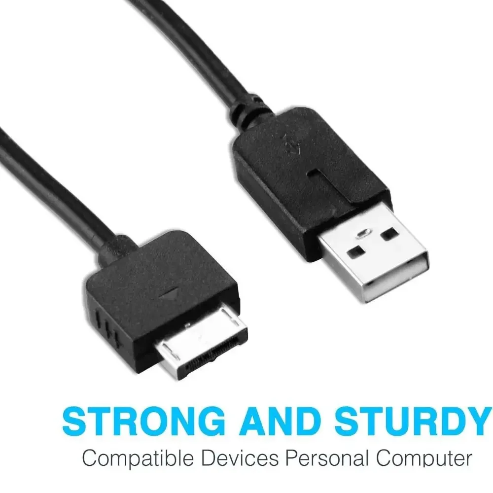 USB 2 في 1 كابل شحن مزامنة البيانات عالي السرعة 1 متر وحدة تحكم محمولة لعبة آلة شاحن الحبل لبلاي ستيشن فيتا 1000