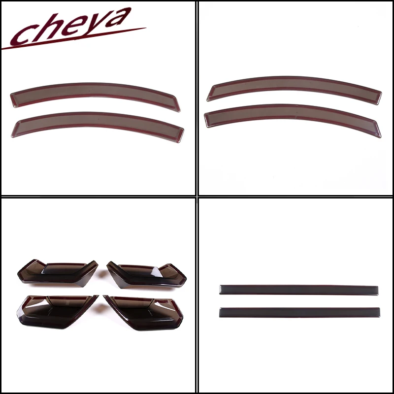 

ABS Car Rear Tail Light Rear fog lamps Blackout Cover Trim Sticker For Chevrolet Corvette C7 2014-2019 Car Accessories