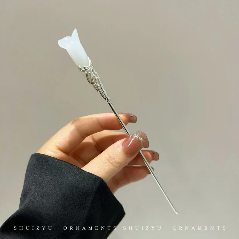 ปิ่นปักผมดอกไม้ สไตล์จีนใหม่ ปิ่นปักผมระดับไฮเอนด์